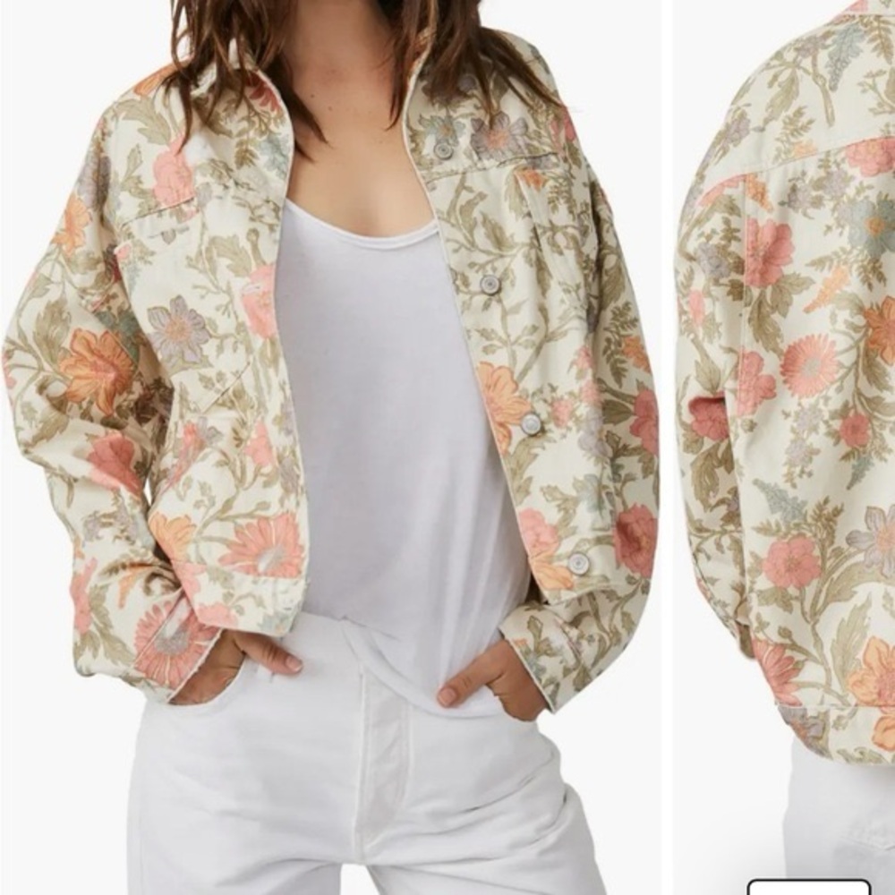 Free People Opal Swing Denim Jacket